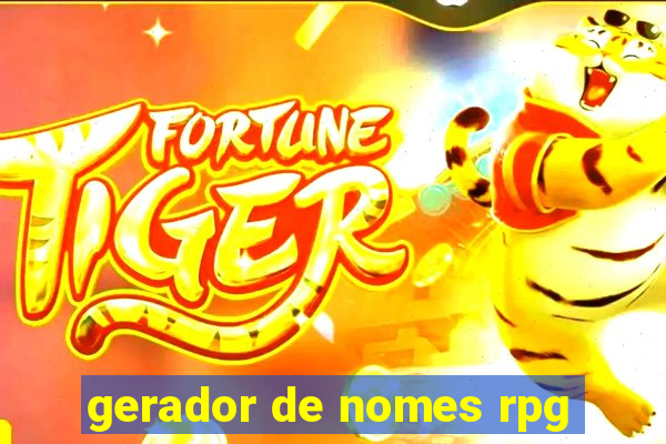 gerador de nomes rpg